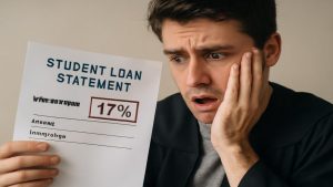 College Graduate Discovers 17% Interest Rate After Months of Loan Payments
