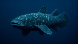 French Divers Spot Opal Blue Eyes of Living Fossil in Indonesian Waters