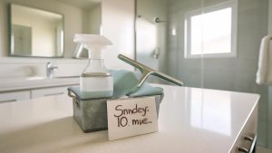 This 5-minute Sunday bathroom ritual keeps everything spotless for 7 days straight